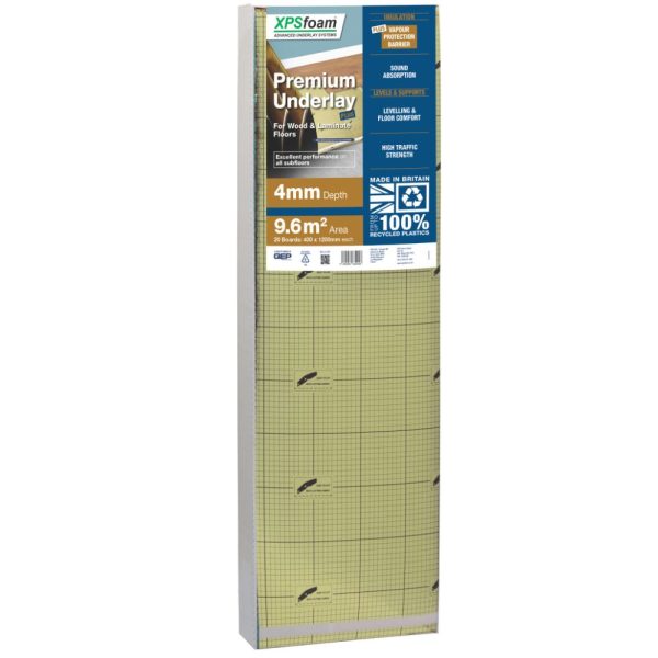 4mm Premium Underlay PLUS for Wood and Laminate Flooring - 9.6m2 - Image 3